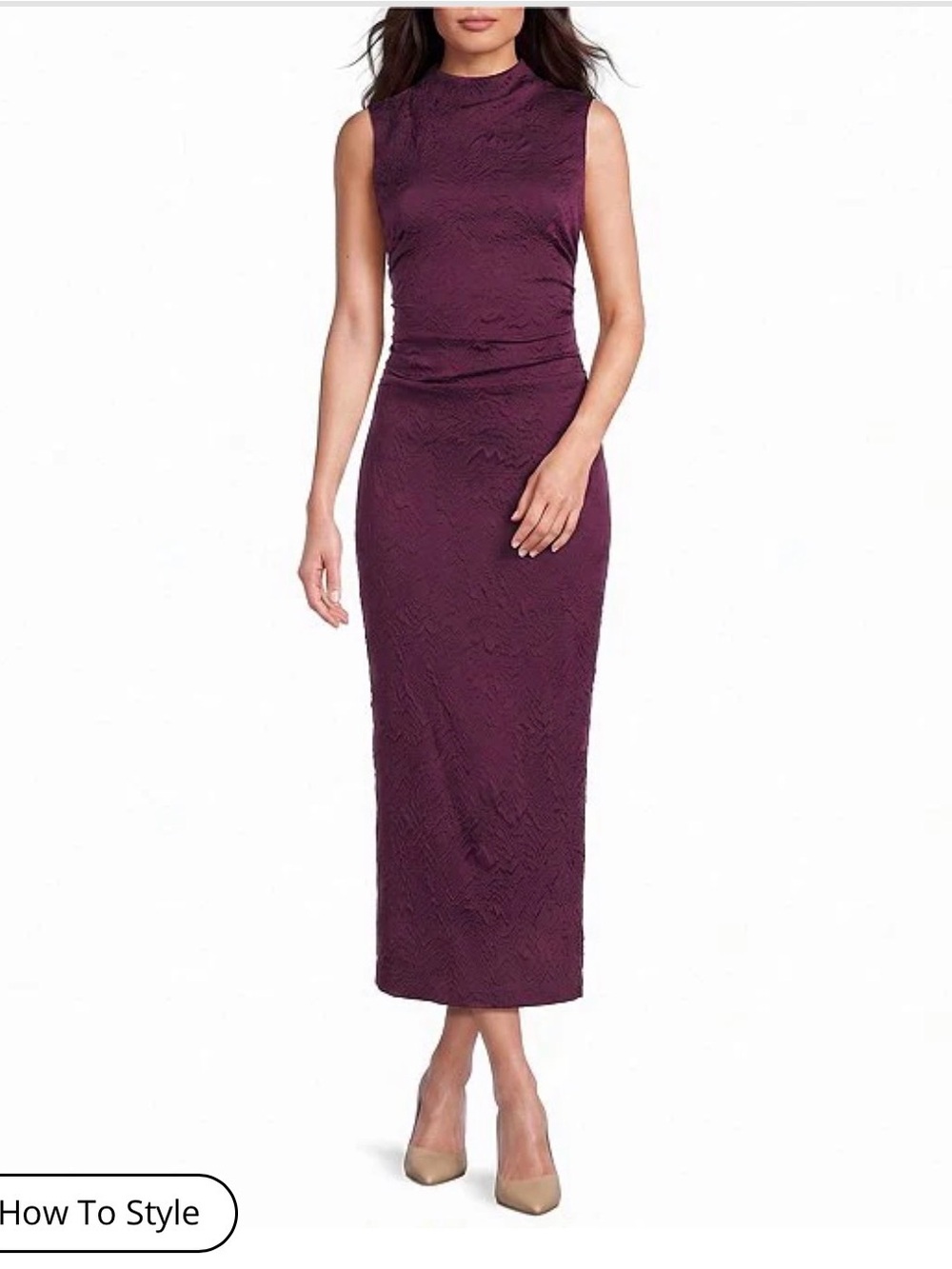 Vince Camuto Sleeveless Midi Dress